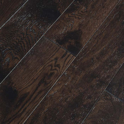 фото массивной доски Magestic floor Дуб масло/лак Кофе (браш)