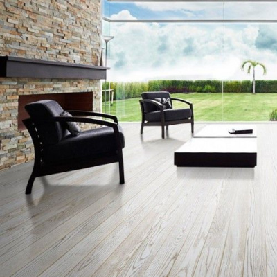фото паркетной доски Tarkett Rumba OAK SNOW BR MDB PL 1200 M