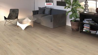 Ламинат Haro Дуб Контура Каменно-Серый 532066 в наличии