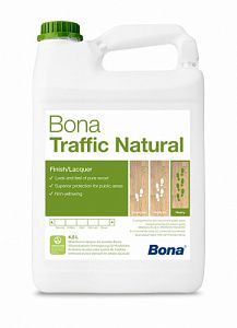 фото Водный двухкомпонентный лак Водный двухкомпонентный лак Bona Traffic Naturals