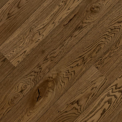 фото паркетной доски Polarwood Elegance PW ДУБ 138 АРТИСТ КОРИЧНЕВЫЙ МАСЛО 2V 1П