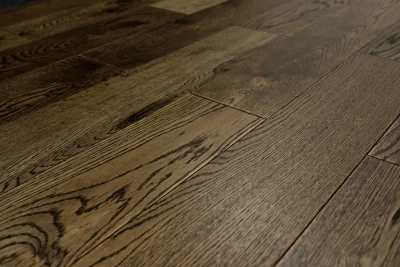 фото паркетной доски Amberwood Фьюжн Дуб Антик Браш, масло