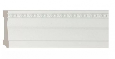 ПЛИНТУС 95, БЕЛЫЙ МАТОВЫЙ, 195-16