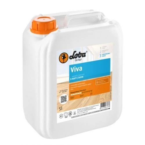 фото Водный однокомпонентный лак Водный однокомпонентный паркетный лак LOBA WS VIVA
